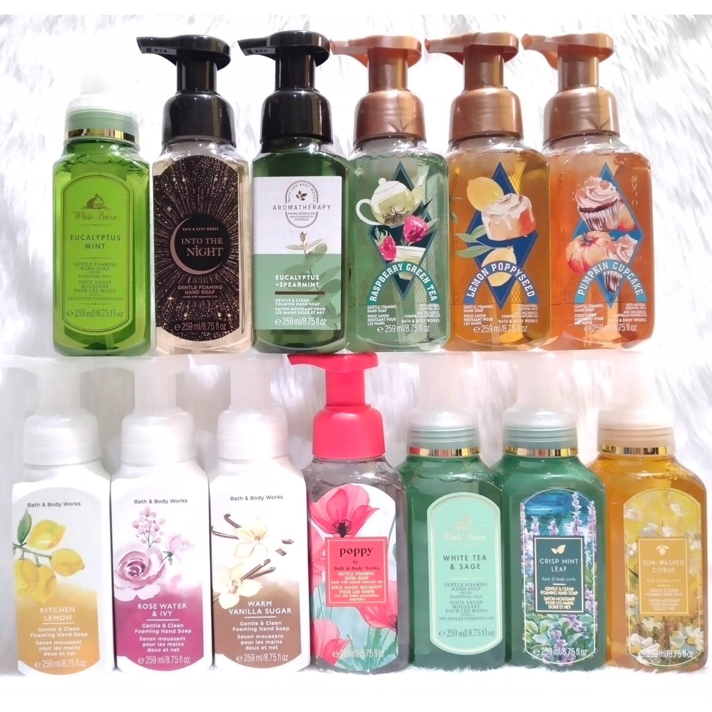 BATH & BODY WORKS BBW FOAMING HAND SOAPS | Shopee Philippines