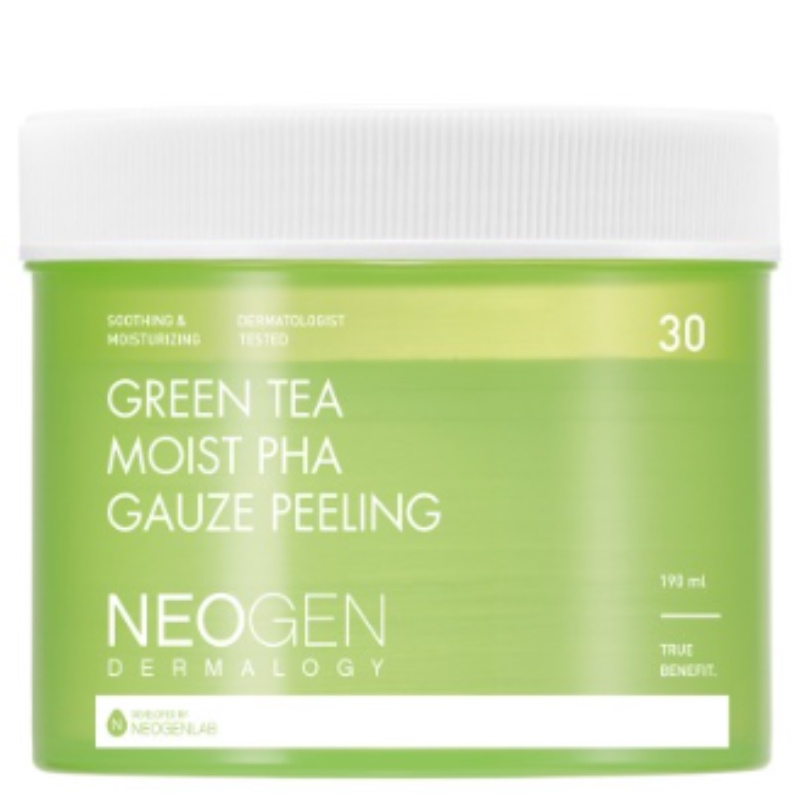 NEOGEN Dermalogy Green Tea Moist PHA Gauze Peeling (30 pads) Expiration