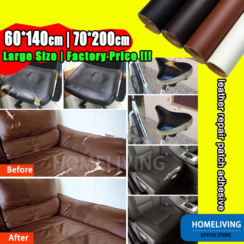 2Pcs 35*200CM Self-adhesive Leather Patch Repair Leather PU Fabric Stickers  for Sofa Car Seat Office Desk Chair Repair Patch - AliExpress
