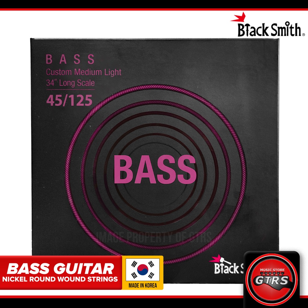Blacksmith Nickel Wound Bass Guitar Strings (5STRINGS) Shopee Philippines