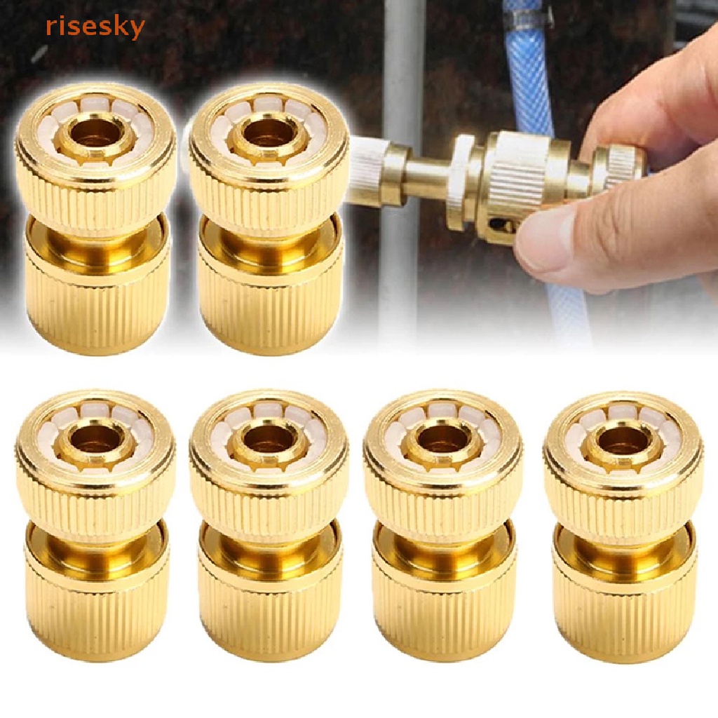 [risesky] 1/2" Quick Connect Swivel Connector Garden Hose Coupling