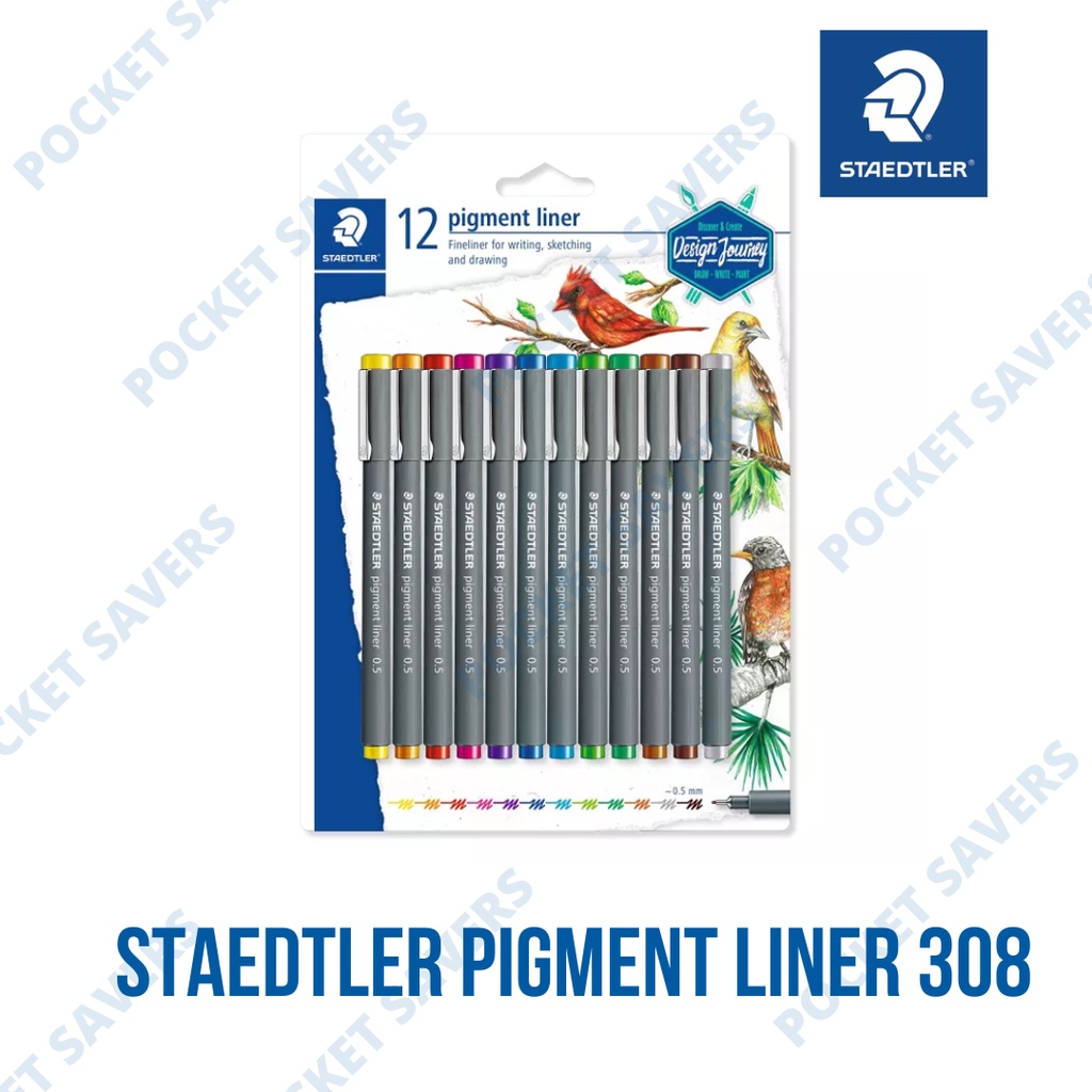STAEDTLER 308 Pigment Liner 0.7mm - Black - Ball Pen - View #8