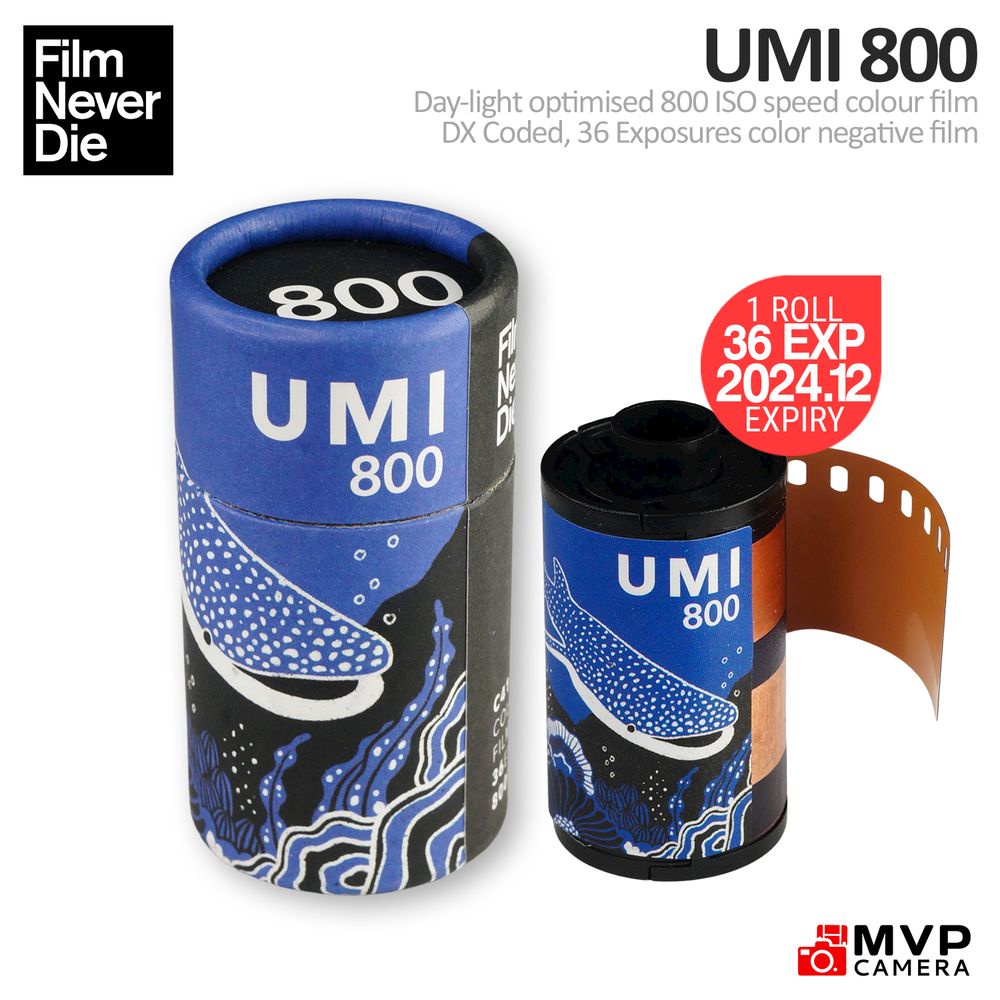 FilmNeverDie UMI 800 Color Negative Film 135 35mm C41 Process Film