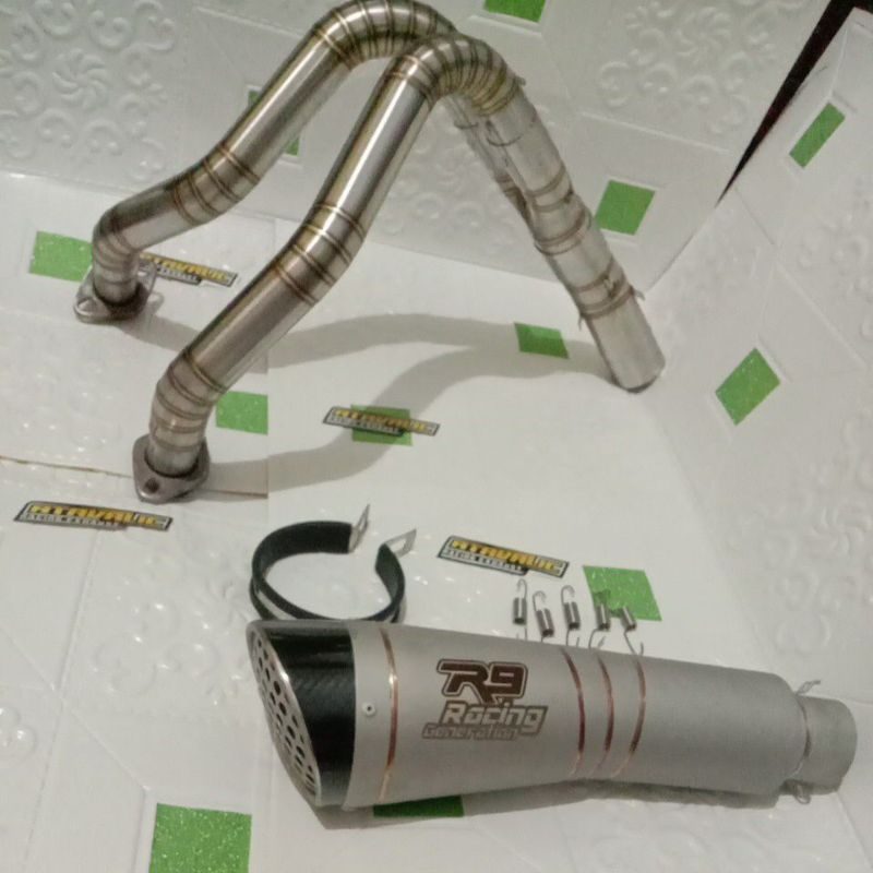 Racing Exhaust R9 h2 titanium pnp ER6N Ninja250Carb ninja 250fi Z250 ...