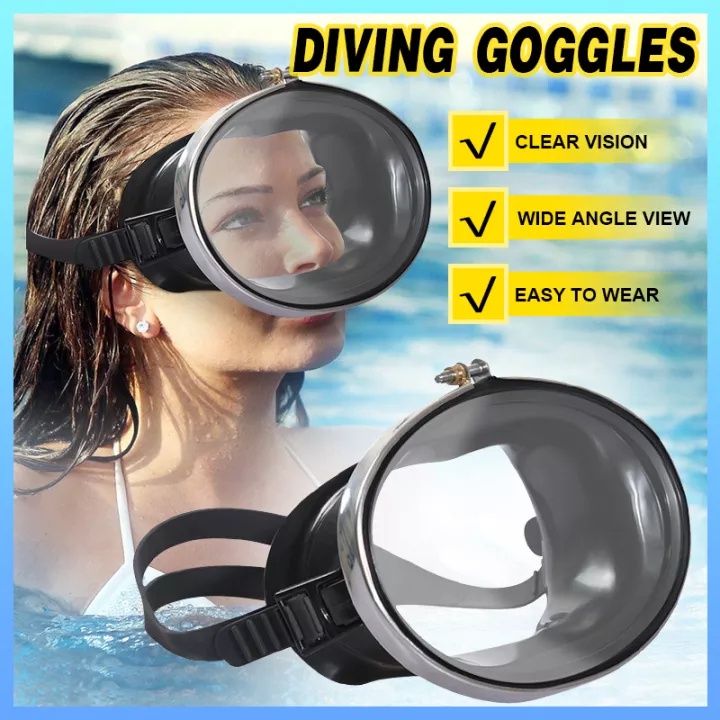 Swimming Goggles HD Waterproof Diving Gagles For Swimming Kids Snorkel ...