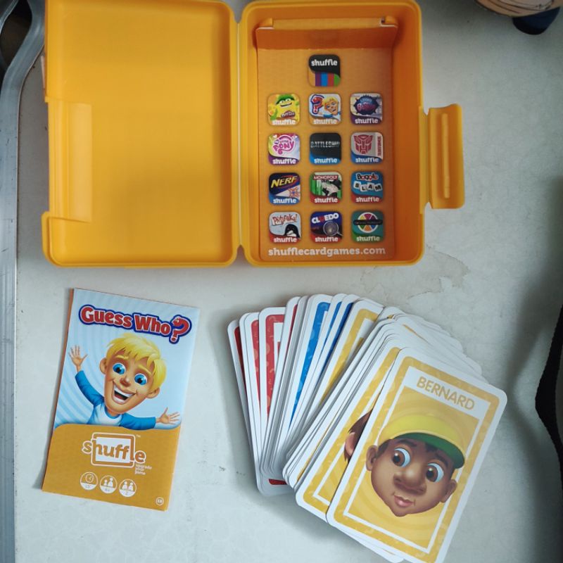 Guess Who Shuffle playing card (Preloved) Shopee Philippines