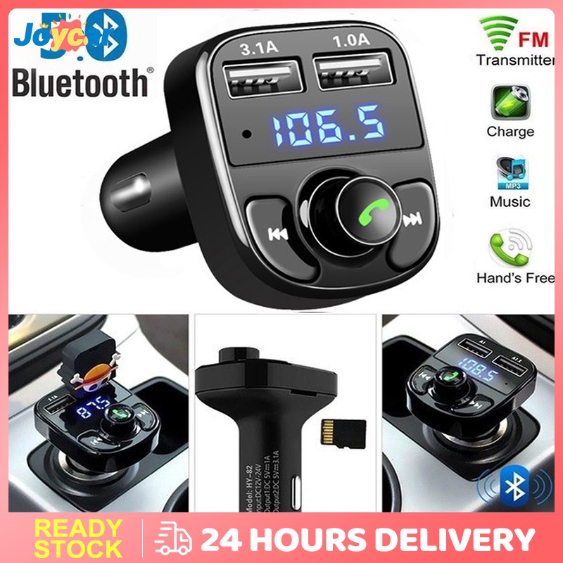 X8 Car Bluetooth Fm Transmitter Mp3 Player Multifunctional Car Charger Car  Accessories