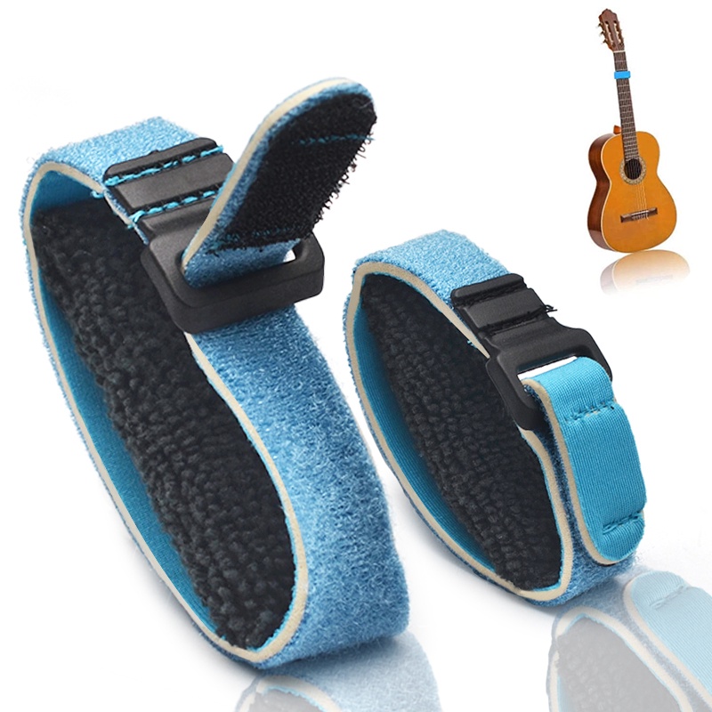 2Pcs Guitar Fingerboard Wrap String Mute Strap Muter Fretboard Muting ...