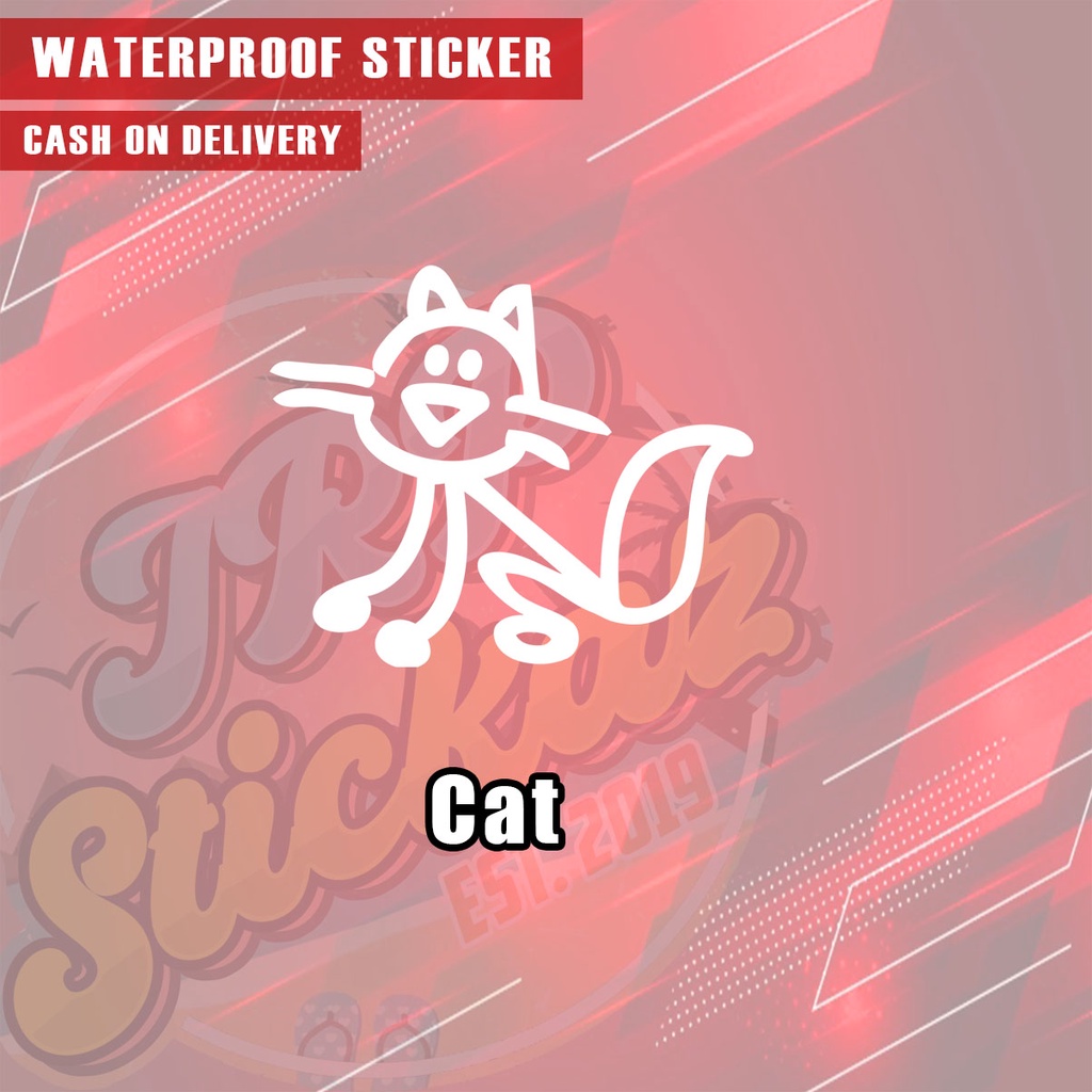 Personalized Family Stick Figure with Name Sticker | Shopee Philippines
