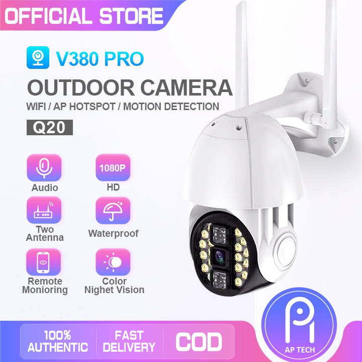V380 Pro CCTV camera Q20 outdoor cctv Wireless WIFI Network Security