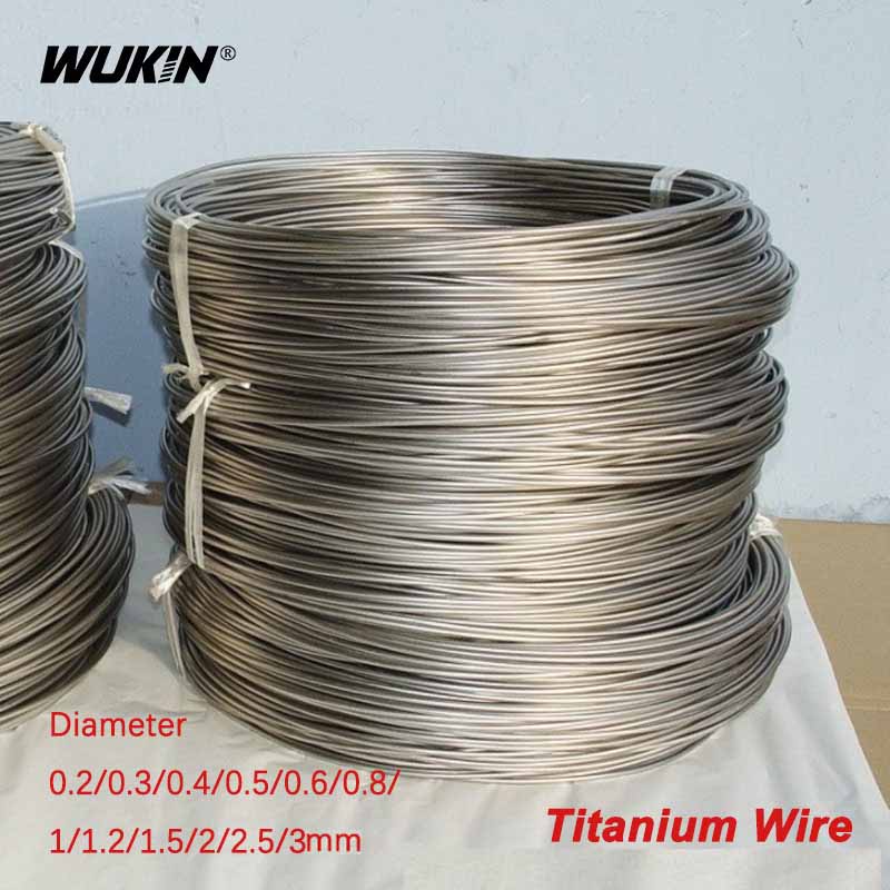 Pure Titanium Wire TA2 Ti Wire Pack in roll Ti Alloy Grade Metal Line