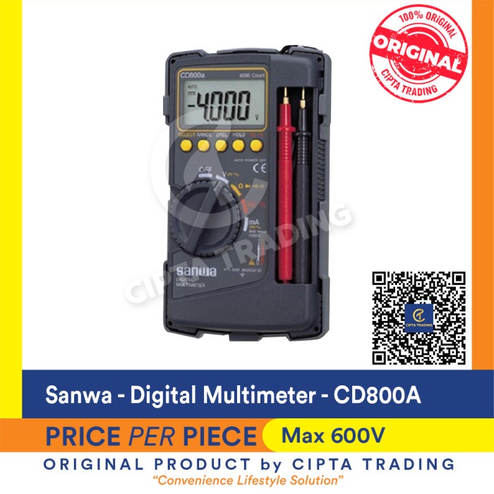 Sanwa DIGITAL MULTIMETER CD800A | Shopee Philippines