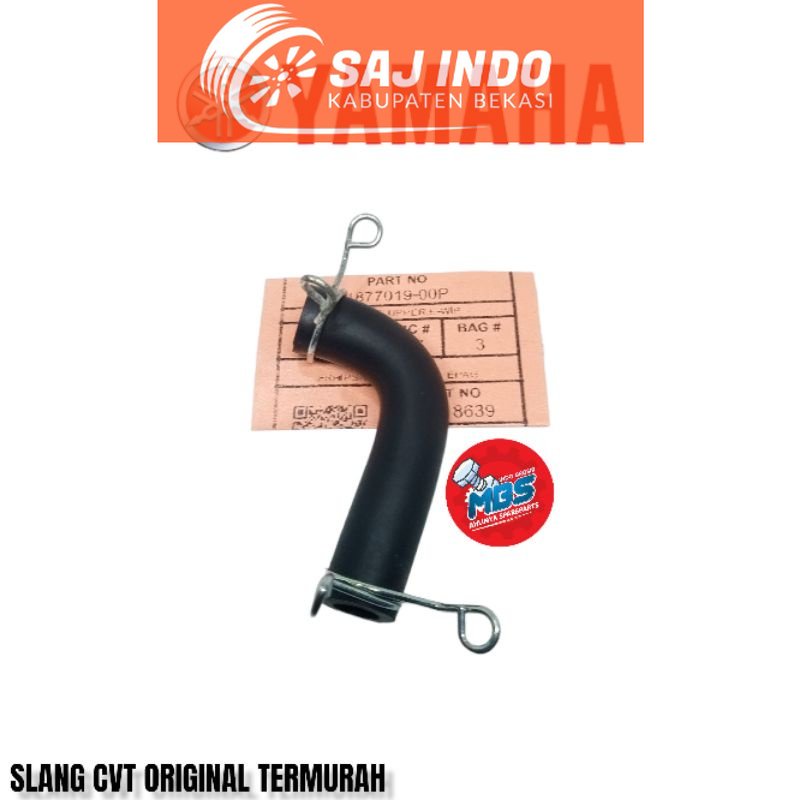Air Hose Cvt Pipe Breather Mio Sporty Soul Mio Smile Nouvo Fino non YAMAHA Packaging Shopee