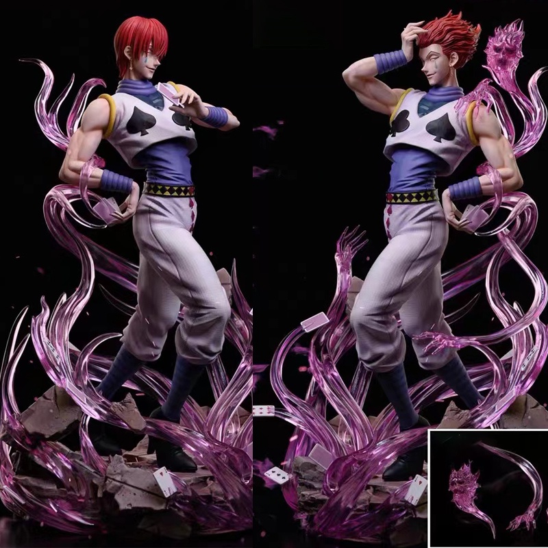 32cm Hunter x Hunter Anime Figure Hisoka Action Figure Gon Freecss & Killua Zoldyck Figurine Sta