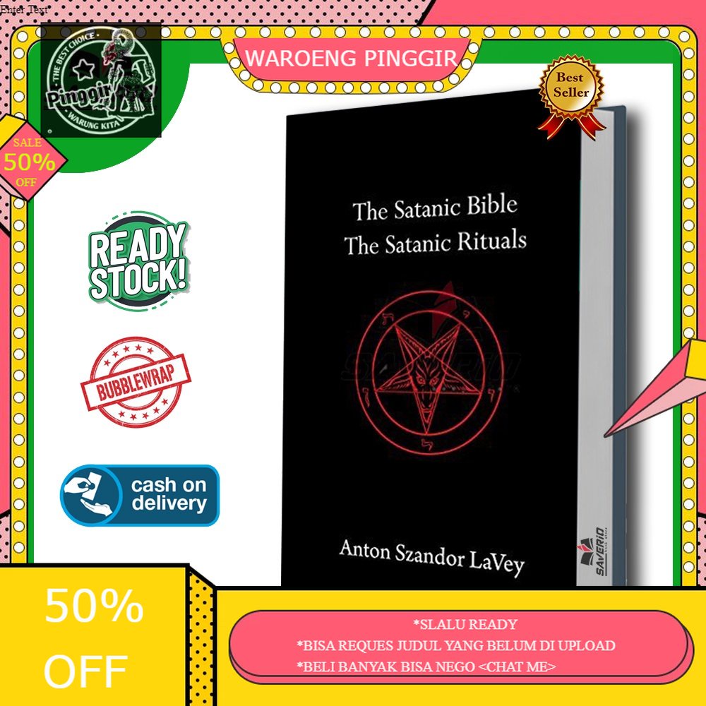 The SATANIC BIBLE ANTON SZANDOR LAVEY Book | Shopee Philippines