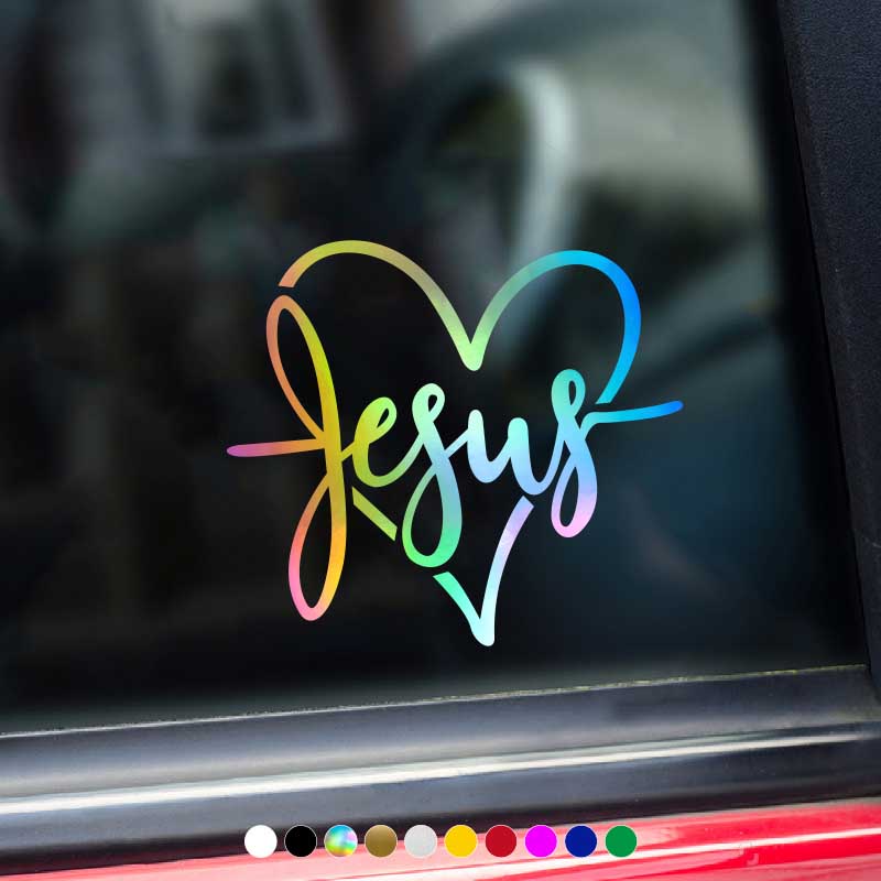 Car Sticker Jesus Car Motorcycle Truck Racer SUV Bumper Laptop Suitcase ...