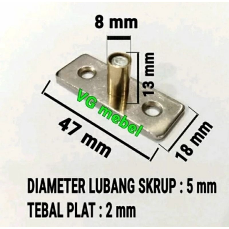 Sliding House Door Rail Bottom Wheel 8 mm - Sliding Rail Guide Pin ...