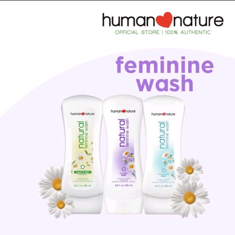 Human Nature Natural Feminine Wash Gentle and Hypoallergenic Shopee