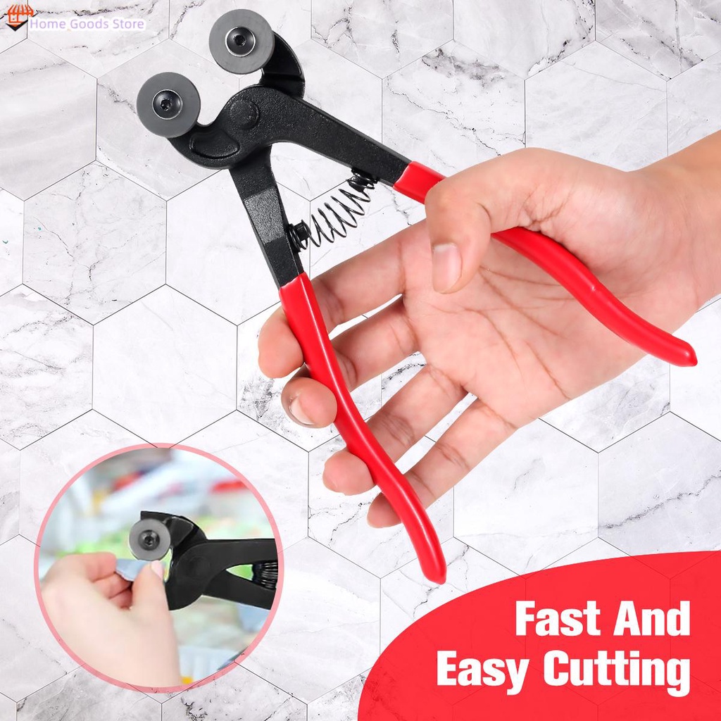 Glass Tile Nippers 8inch 200mm Heavy Duty Mosaic Nippers with Carbide