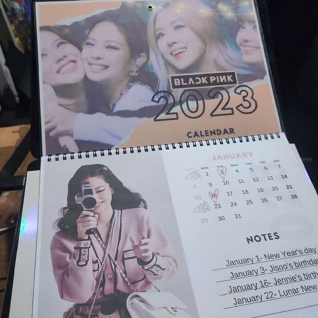 Blackpink Inspired 2023 Calendar Shopee Philippines