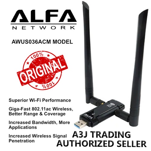 新品 未開封】ALFA AWUS036ACH by Kali Linux 新品 未開封】ALFA
