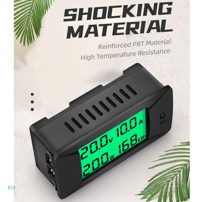 WIN for DC Display Digital Volt Meter Car Bidirectional Ammeter Power