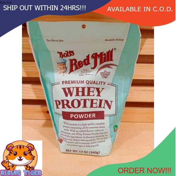 Bob's Red Mill Whey Protein Powder 12oz or 340g Shopee Philippines