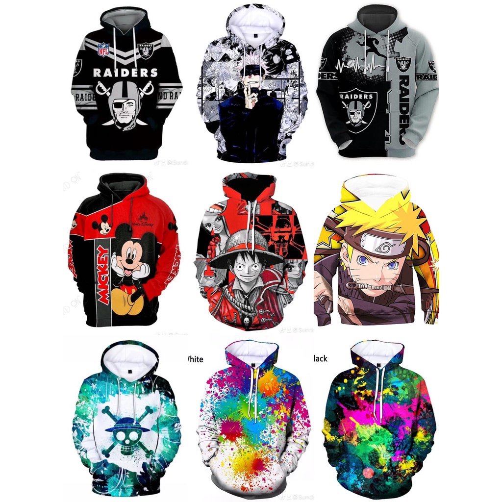 Men Hoodies Paint Splatter Tie Dye All Over Print Hip Hop Hoodie ...