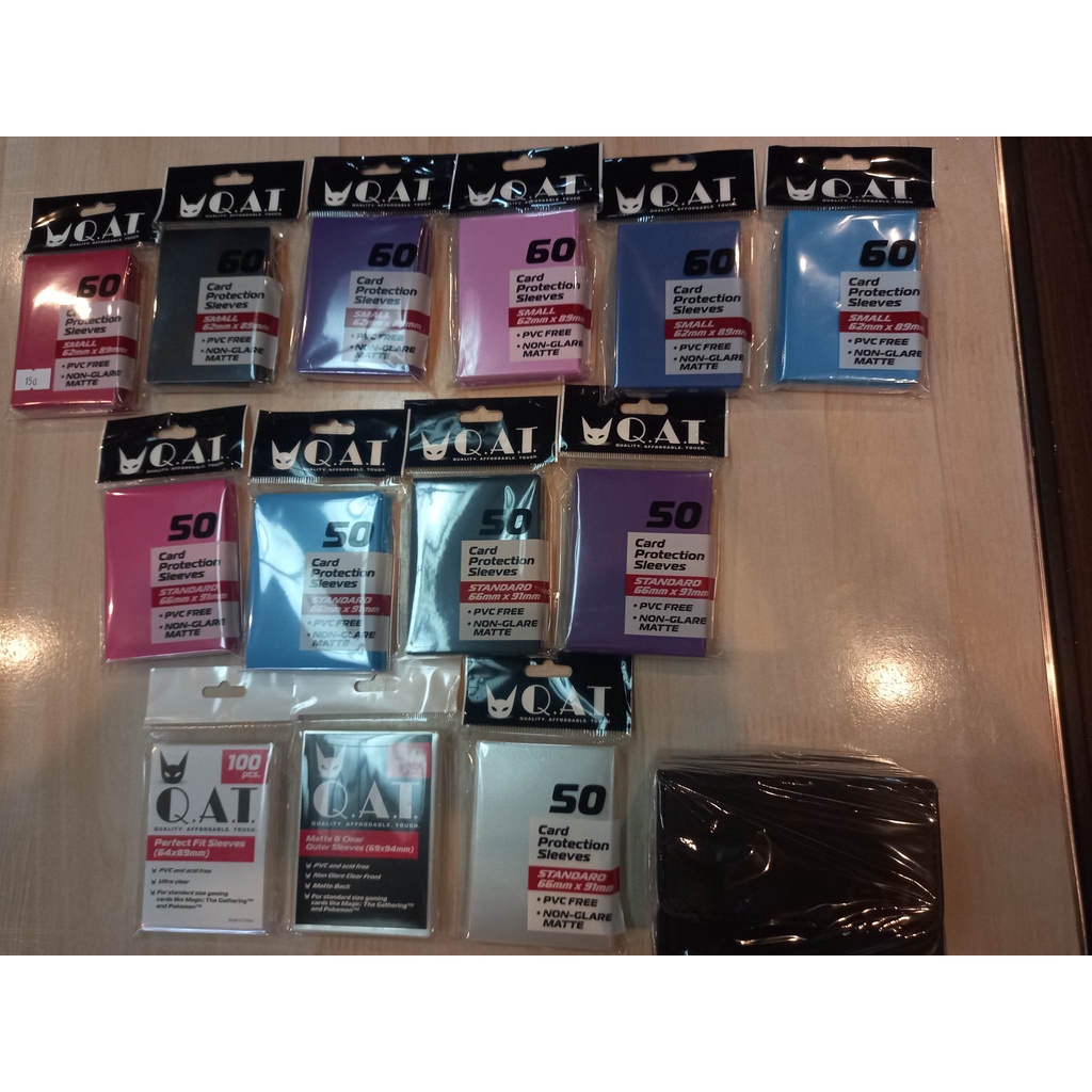 QAT Card Sleeves (Small & Standard Sizes) Shopee Philippines