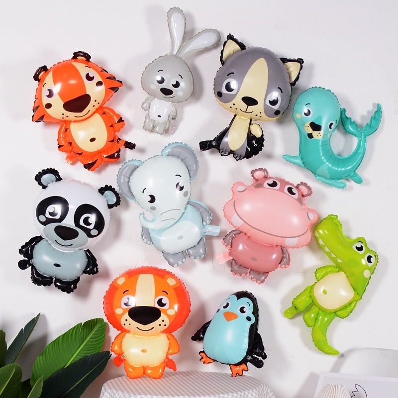 animal balloons fox crocodile elephant tiger jungle safari oarty ...