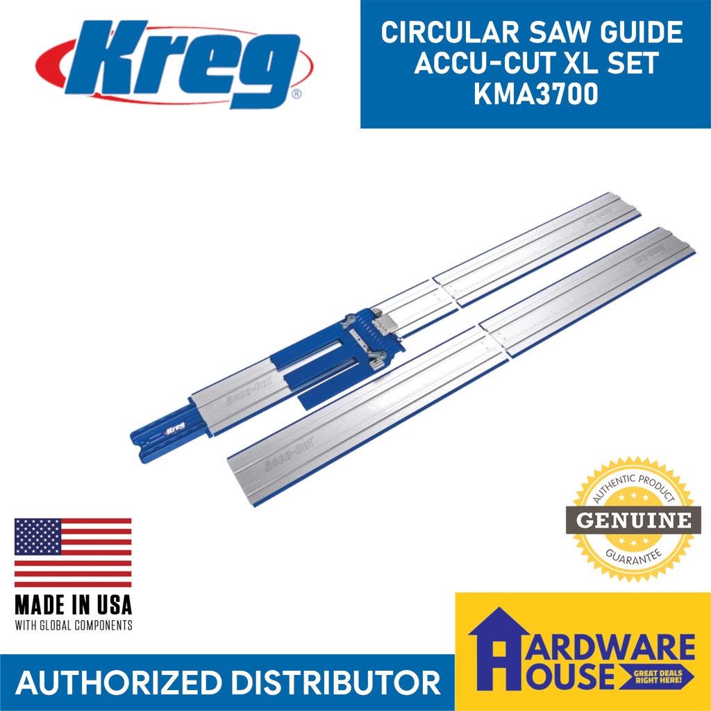 ORIGINAL KREG Accu-Cut / Expansion / XL Circular Saw Cutting Aluminum ...