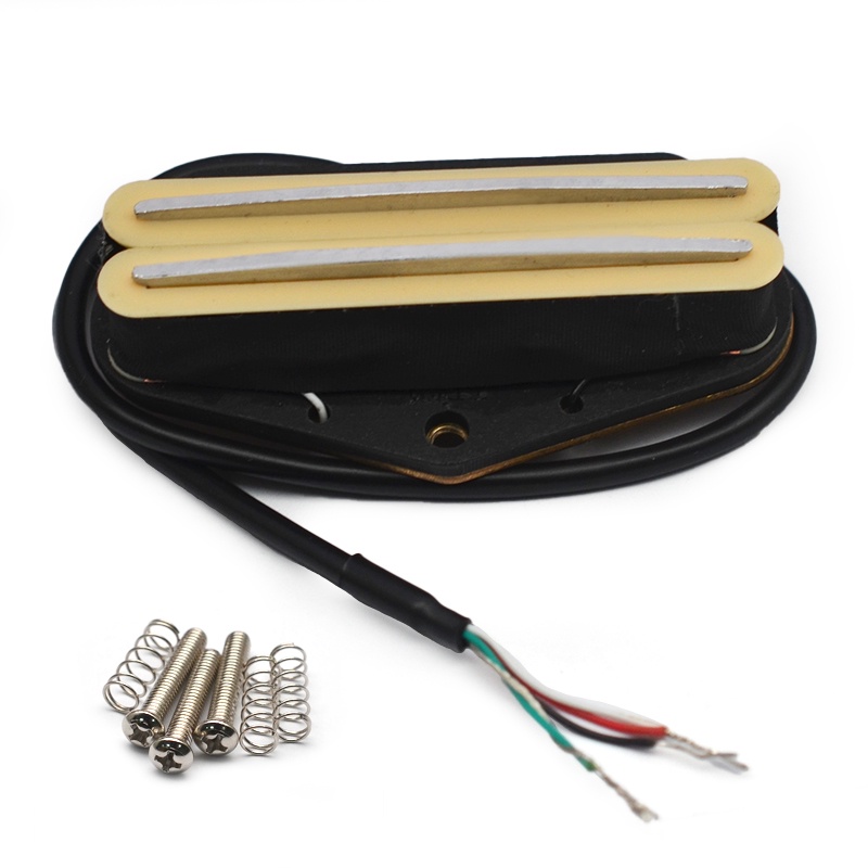 Telecaster Doppelschiene Heiß 4 Draht Doppelspule Tele BRIDGE