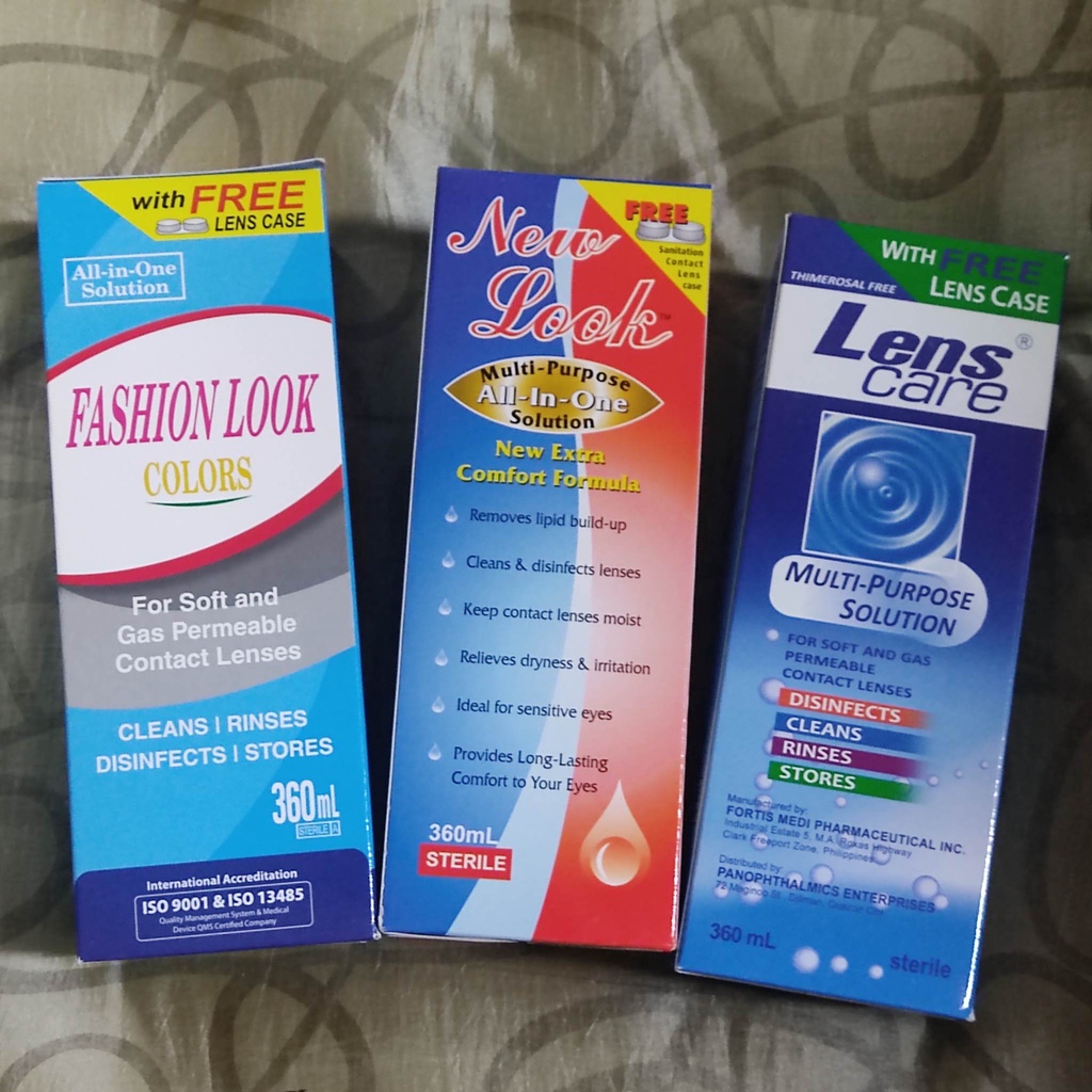 Contact Lens Solution All in One Shopee Philippines