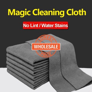 5/1pcs Magic Glass Wiping Cloth Streak Free Thick Magic Cleaning Cloth  Reusable Microfibre Wipes For Windows Glass Towel Kitchen - AliExpress