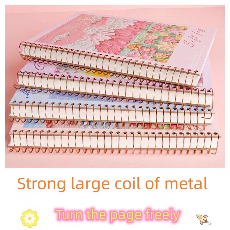 World-famous Oil Painting Notebook B5 Hardbound Coil notebook College ...