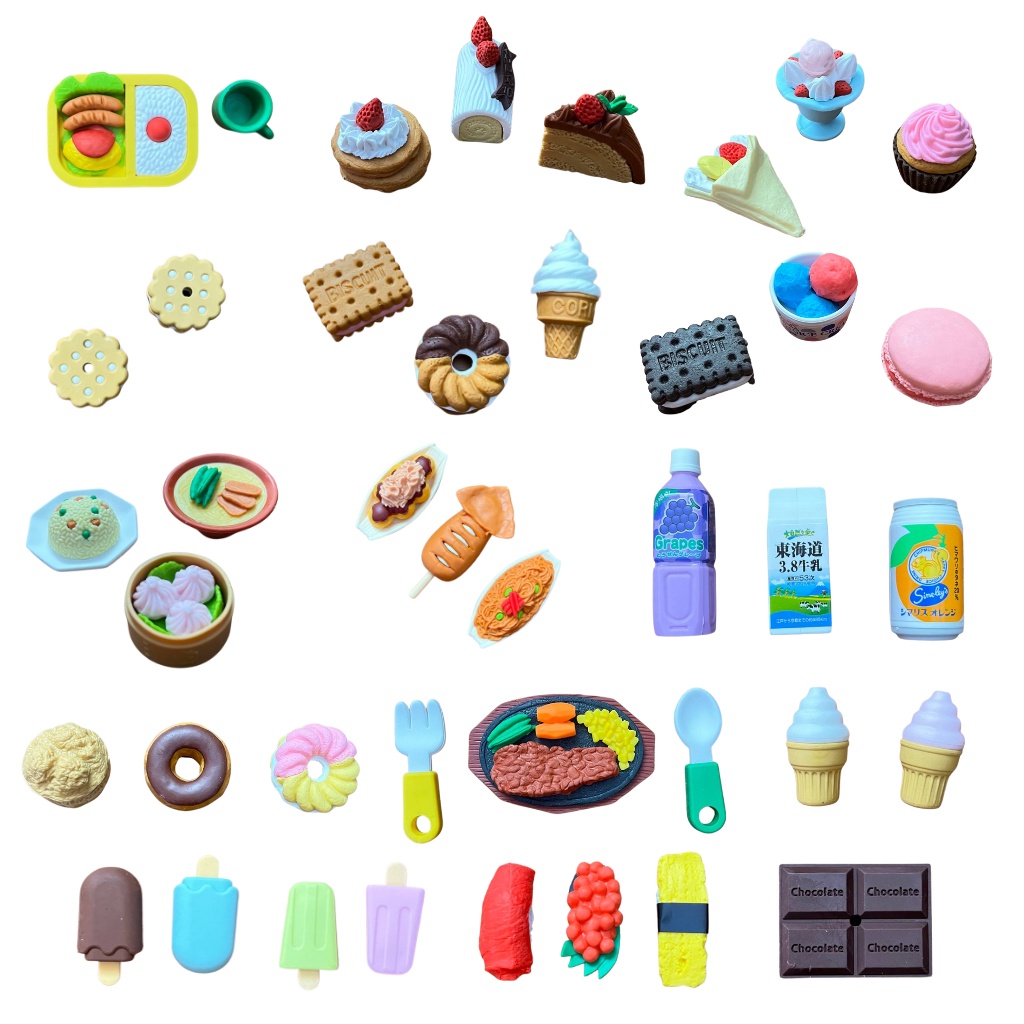 Daiso Kawaii Miniature Erasers | Shopee Philippines