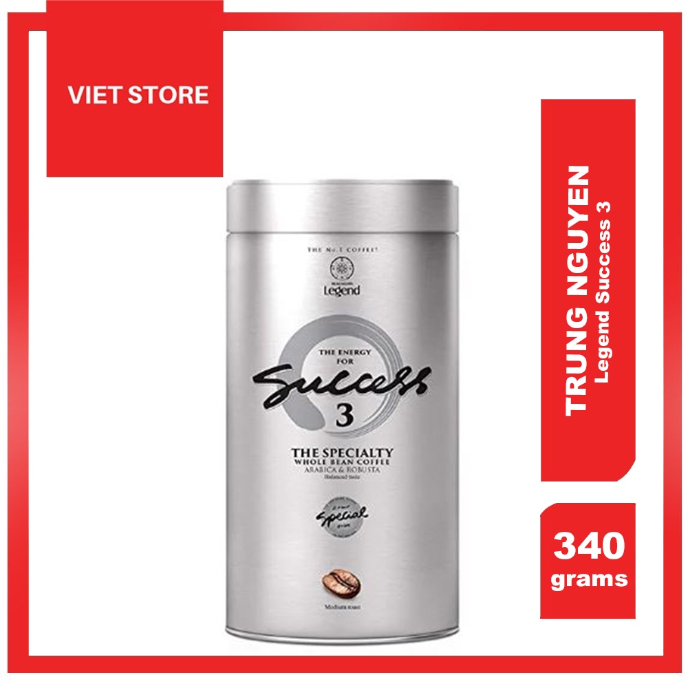 Viet Store Trung Nguyen Legend Success 3 Coffee Whole Beans Coffee