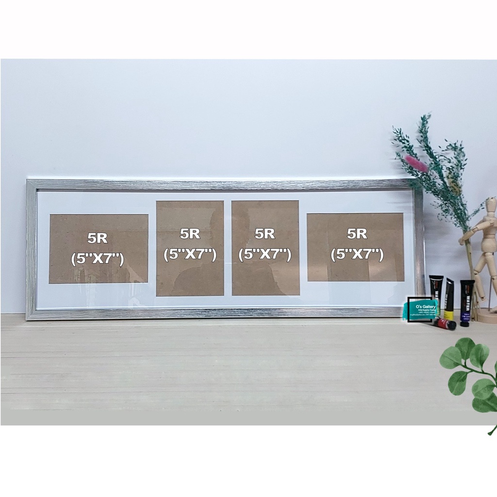 4R and 5R Frame Collage 2pcs Landscape/2pcs Portrait Wall Hang ...