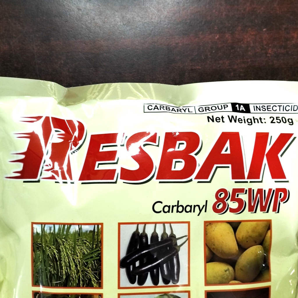 RESBAK 85WP (250 GRAMS) CARBARYL INSECTICIDE by VANN HAWK | Shopee ...