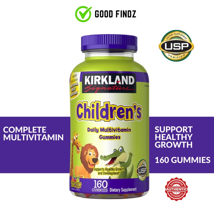 Kirkland Children's Complete Multivitamin Gummies 160 Gummies Shopee