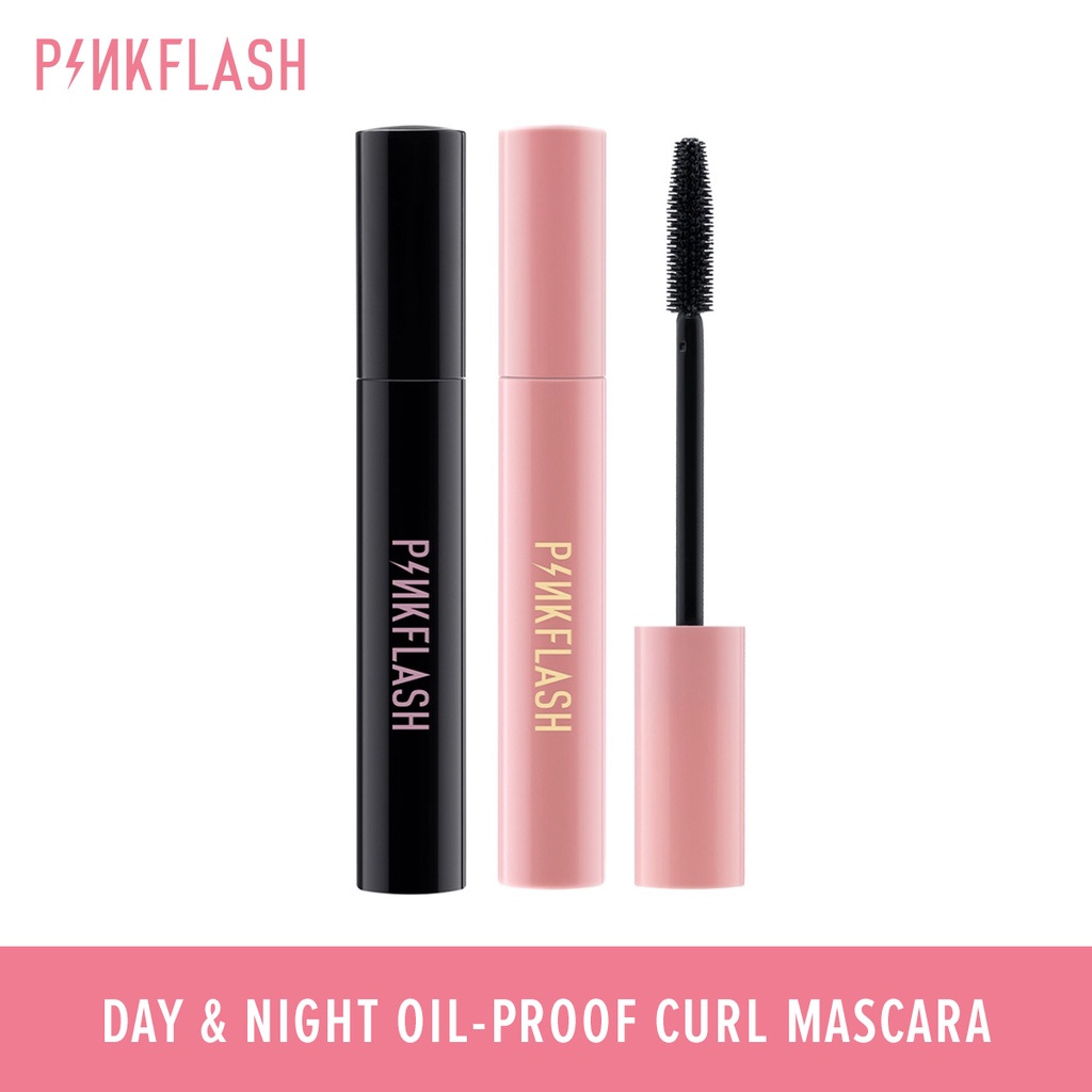 PINKFLASH PF-E08 Oil- Proof Curl Mascara Lengthening Volume Fiber ...