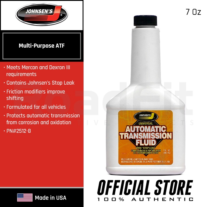 Johnsen's MultiPurpose Car Automatic Transmission Fluid With Stop Leak
