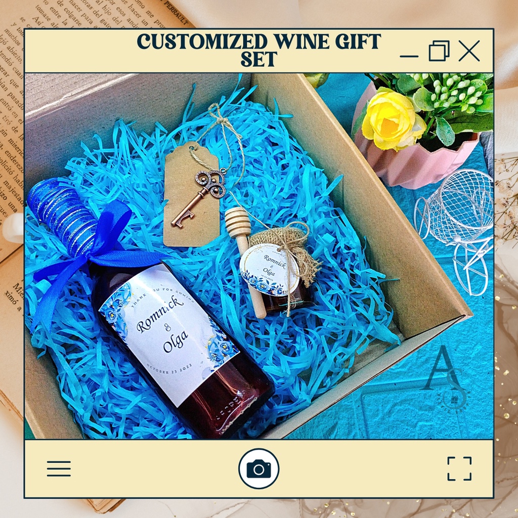 Customized Wine Gift Set Principal Sponsor Gift Set Shopee Philippines