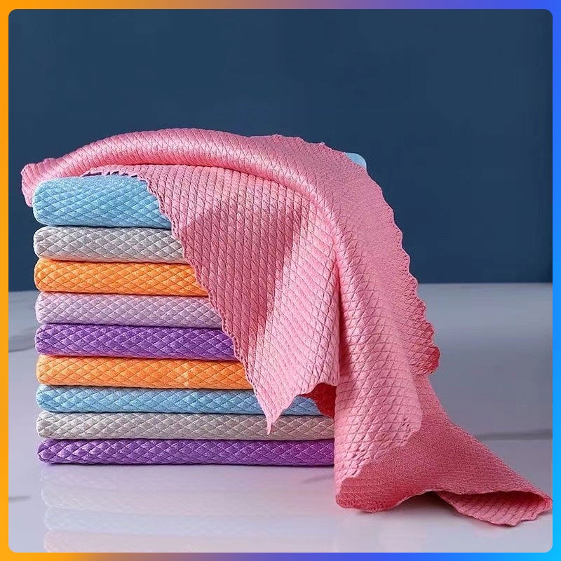 3PCS Multi-purpose cloth,/kitchen coral velvet cleaning cloth/Stainless ...
