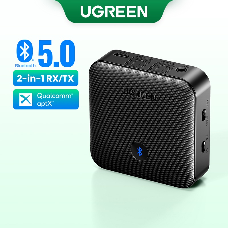 UGREEN Bluetooth 5.0 Receiver Transmitter AptX HD For TV Headphone Optical  3.5mm SPDIF Bluetooth