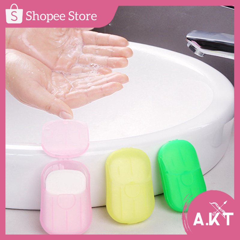 AKT Travel Disposable Soap / Paper Soap Sheets / Hand Soap / Portable ...