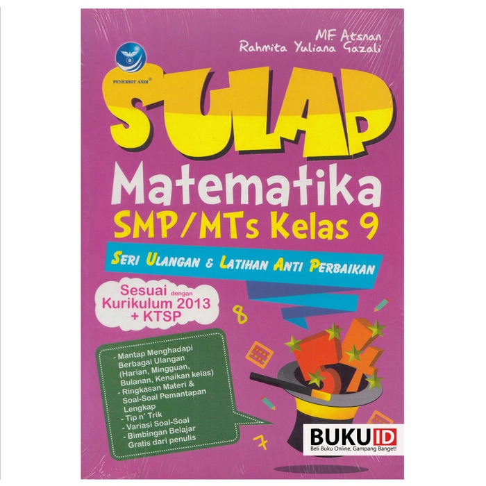 9th Grade Junior High School/Mts Mathematics Magic Book Anti-Per ...