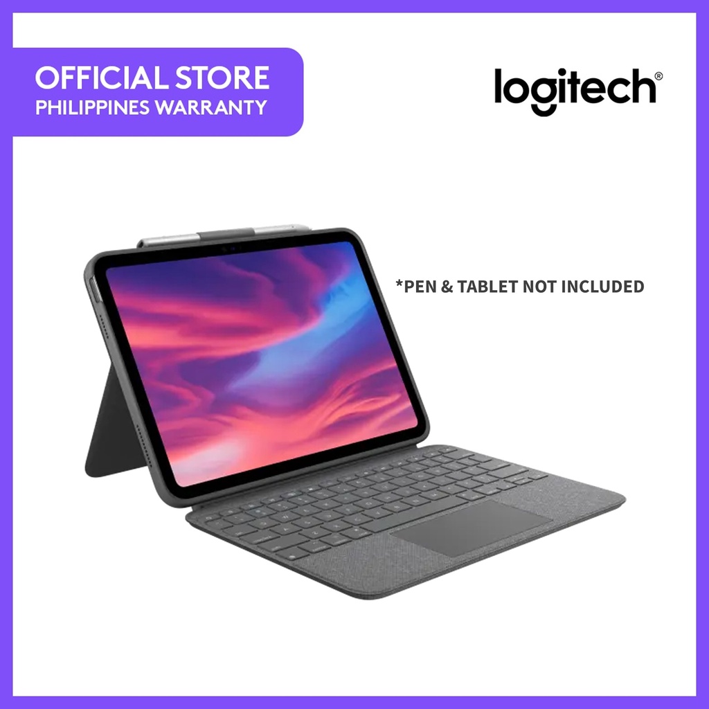 Logitech Combo Touch for iPad 10th gen Detachable Keyboard Case with