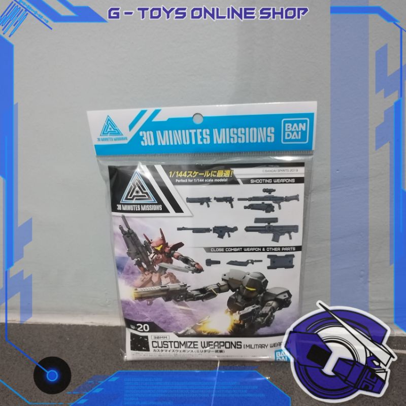 30MM 1/144 Customize W*apons (M*litary W*apon) | Shopee Philippines