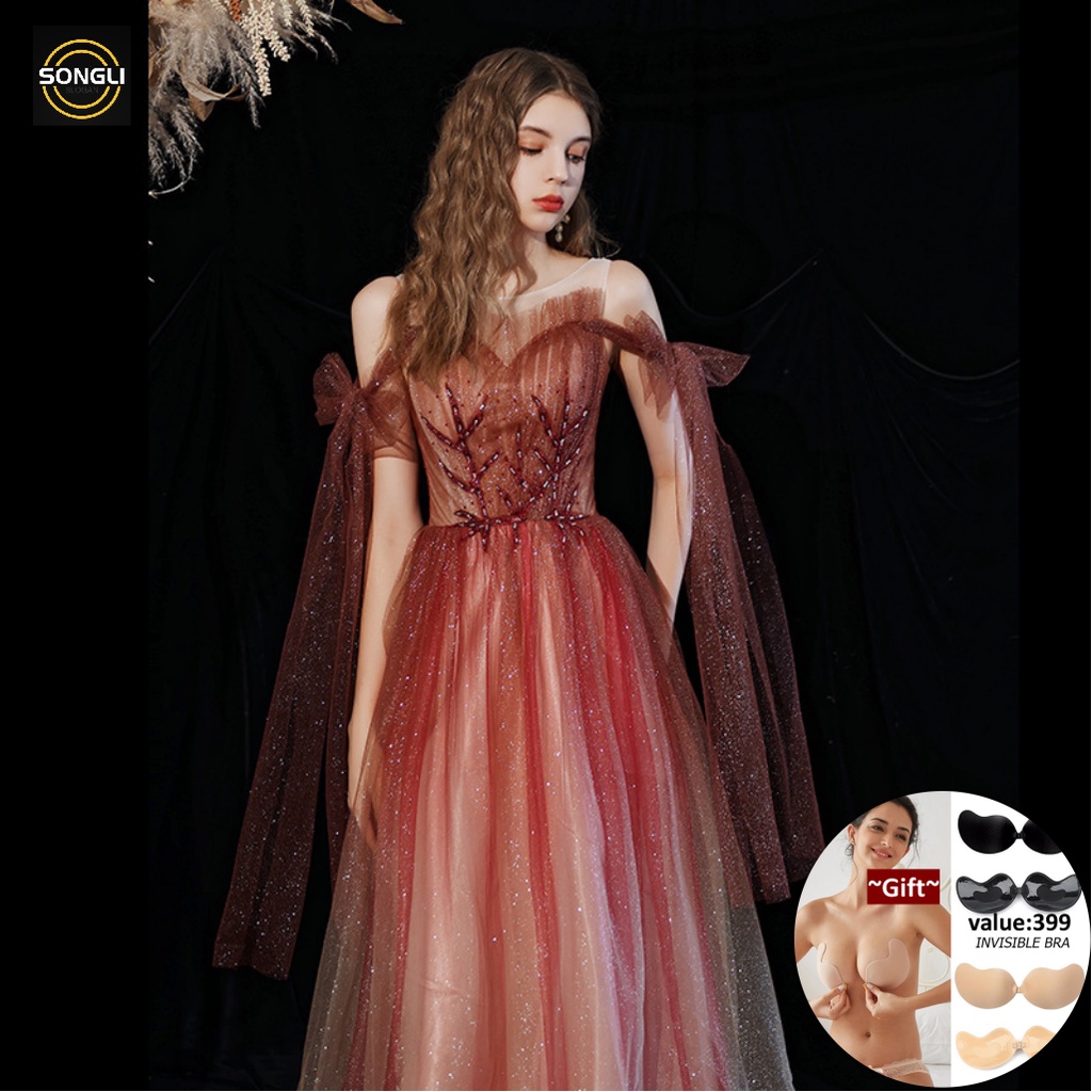 Annual Meeting Host Birthday Dress Bride Wedding Dinner Dress